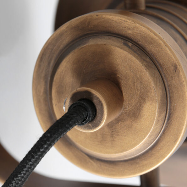 Industriële wandlamp Sprocket brons - Afbeelding 11