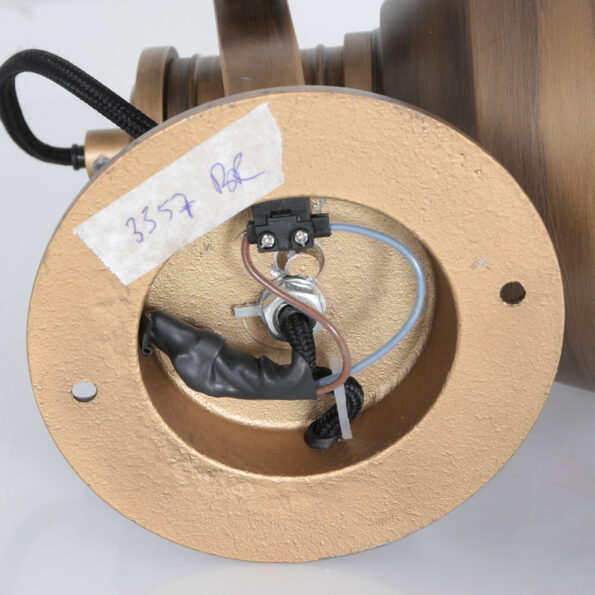 Industriële wandlamp Sprocket brons - Afbeelding 16