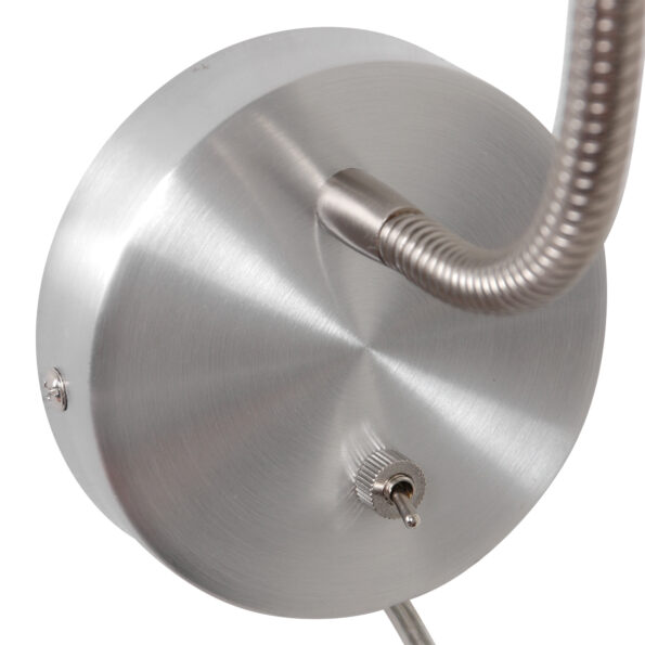 Industriële wandlamp Upround staal - Afbeelding 6