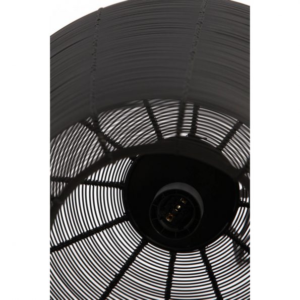 Industriële hanglamp Adeta zwart - Afbeelding 6