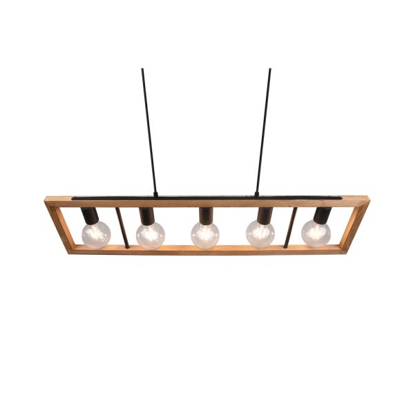 Industriële hanglamp Agra zwart - Afbeelding 5