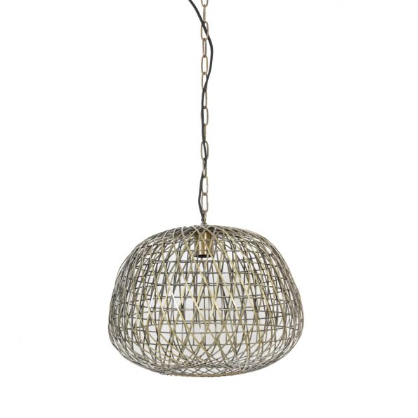 Industriële hanglamp Alwina brons - Afbeelding 2