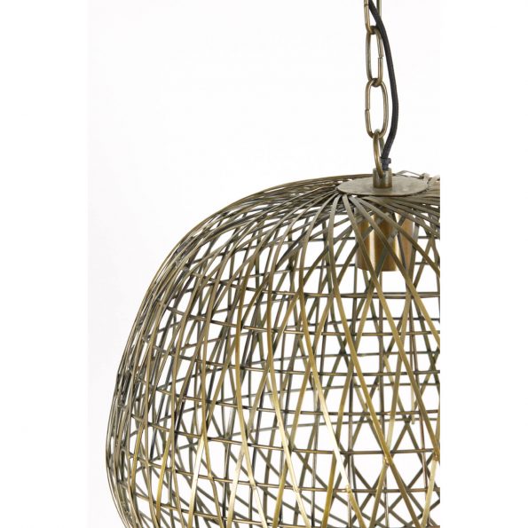 Industriële hanglamp Alwina brons - Afbeelding 6