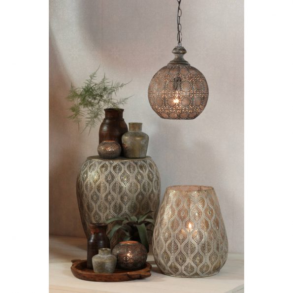 Industriële hanglamp Ananya staal - Afbeelding 3