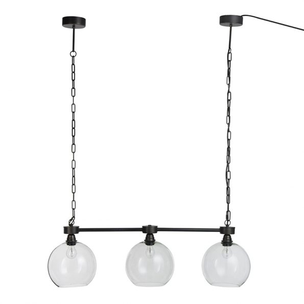Industriële hanglamp Balls transparant