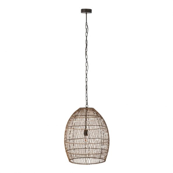 Industriële hanglamp Brady naturel - Afbeelding 2
