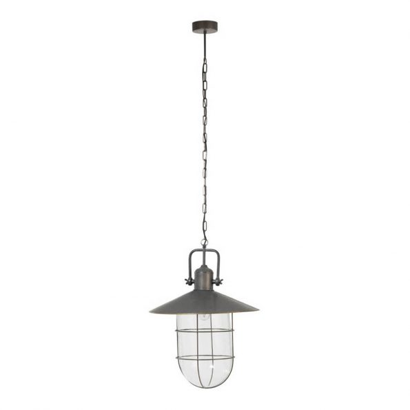 Industriële hanglamp Bruno zwart