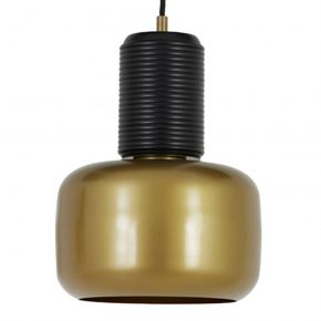 Industriële hanglamp Chania zwart