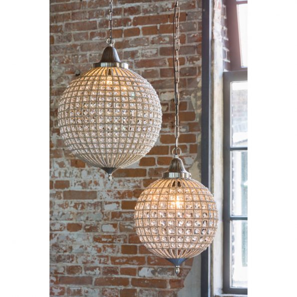 Industriële hanglamp Cheyenne nikkel - Afbeelding 5