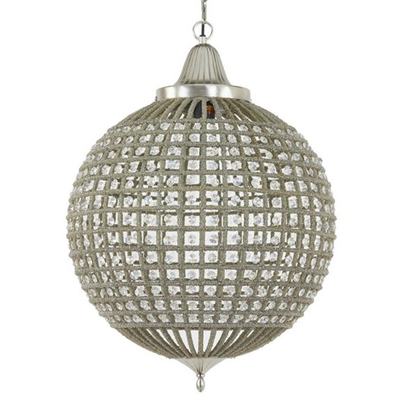 Industriële hanglamp Cheyenne nikkel