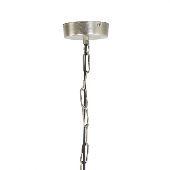 Industriële hanglamp Cheyenne nikkel - Afbeelding 8