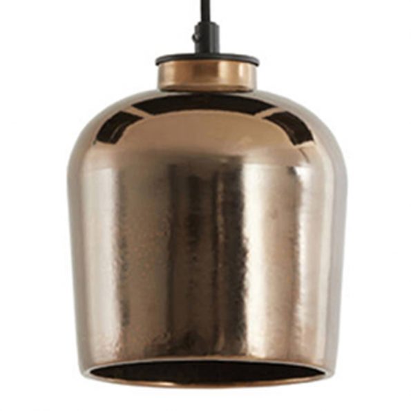 Industriële hanglamp Dena brons