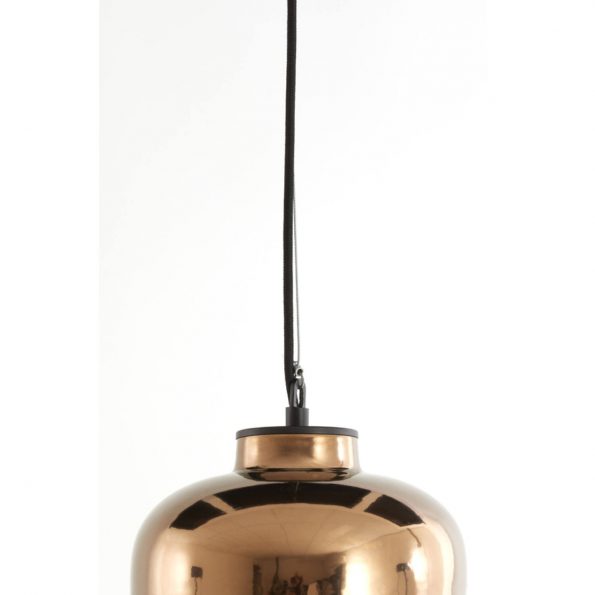 Industriële hanglamp Dena koper - Afbeelding 4