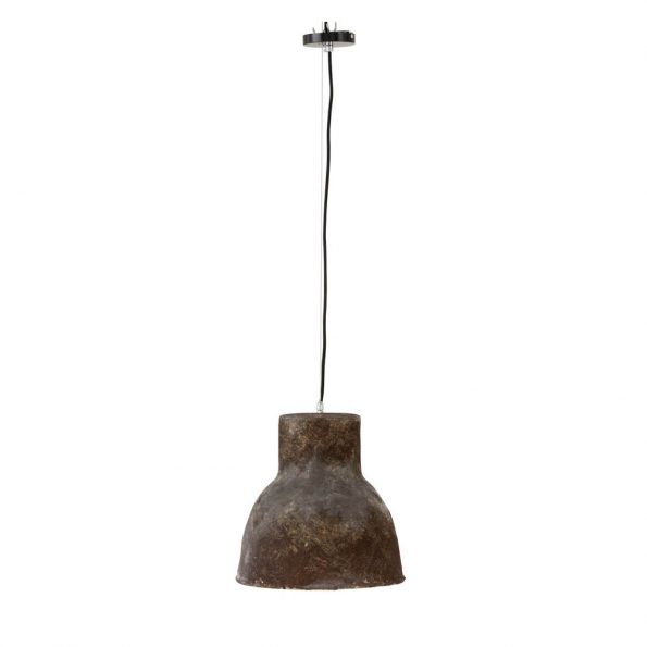 Industriële hanglamp Earthenware bruin - Afbeelding 2