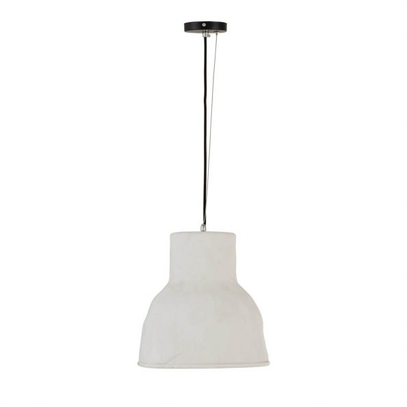 Industriële hanglamp Earthenware wit - Afbeelding 2