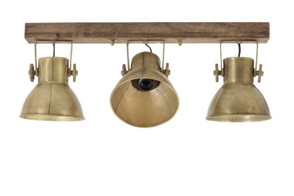 Industriële hanglamp Elay messing - Afbeelding 3