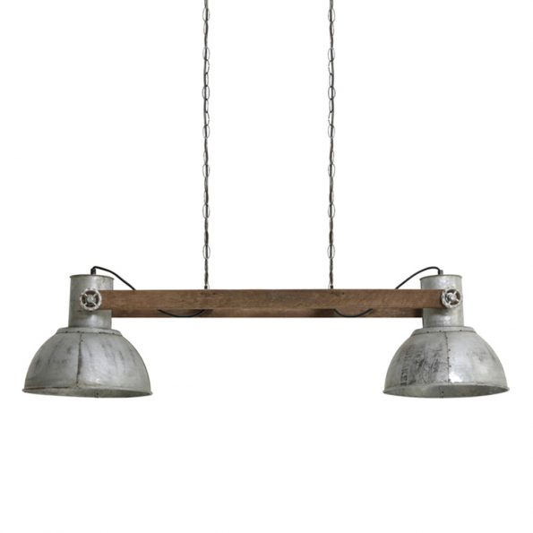 Industriële hanglamp Elay bruin
