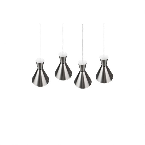 Industriële hanglamp Enzo nikkel - Afbeelding 4