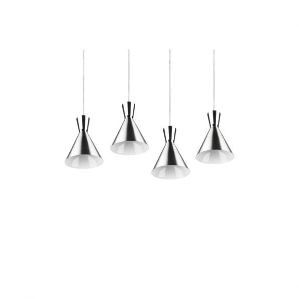 Industriële hanglamp Enzo nikkel - Afbeelding 5