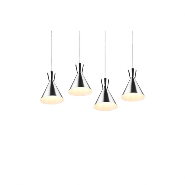 Industriële hanglamp Enzo nikkel - Afbeelding 6
