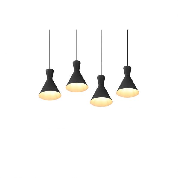 Industriële hanglamp Enzo zwart - Afbeelding 6