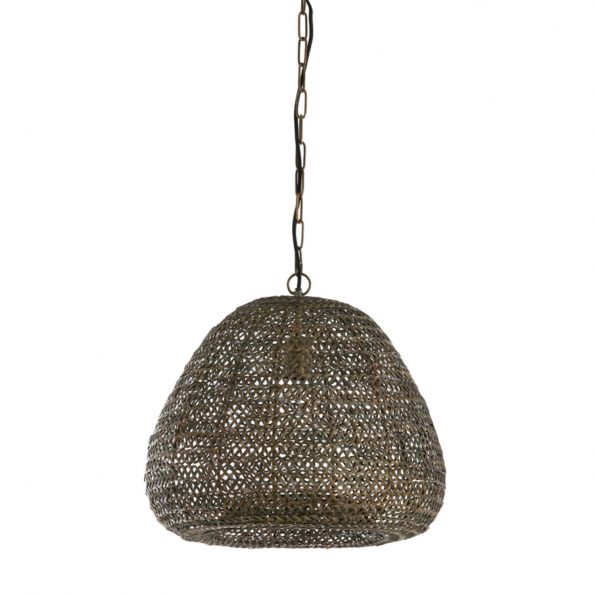 Industriële hanglamp Finou goud - Afbeelding 2
