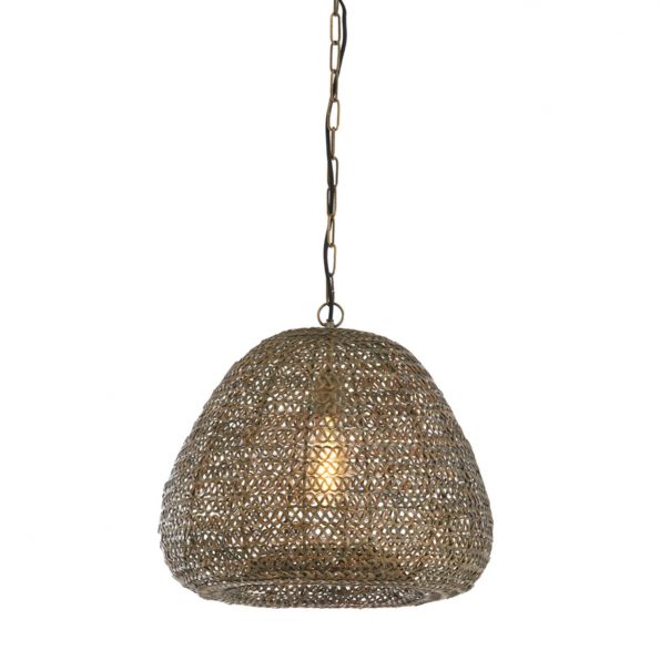 Industriële hanglamp Finou goud - Afbeelding 7