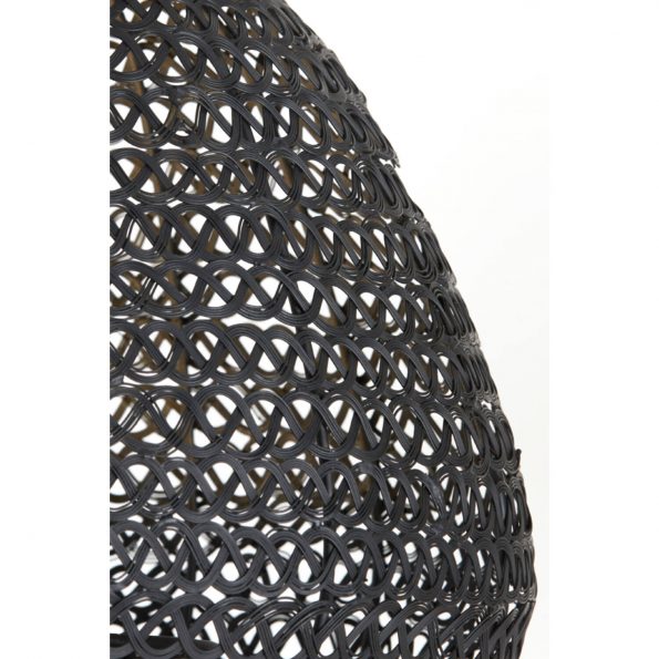 Industriële hanglamp Finou zwart - Afbeelding 4