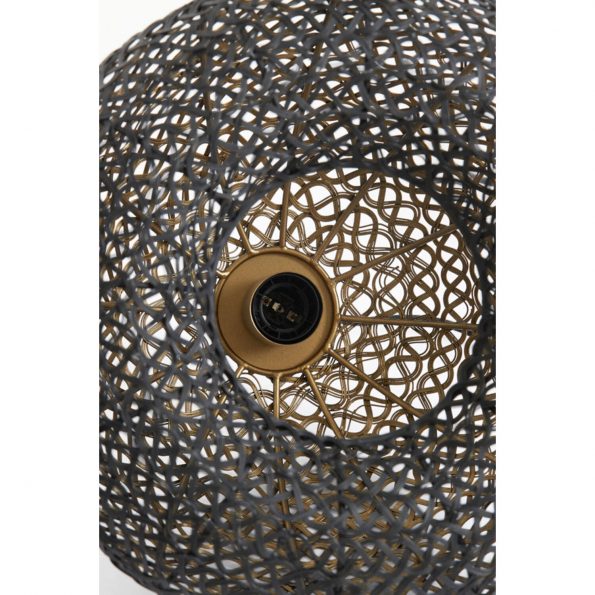 Industriële hanglamp Finou zwart - Afbeelding 5