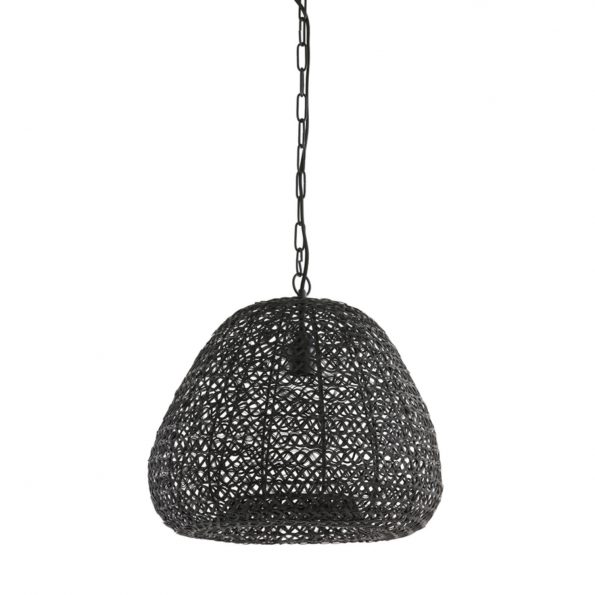 Industriële hanglamp Finou zwart - Afbeelding 2