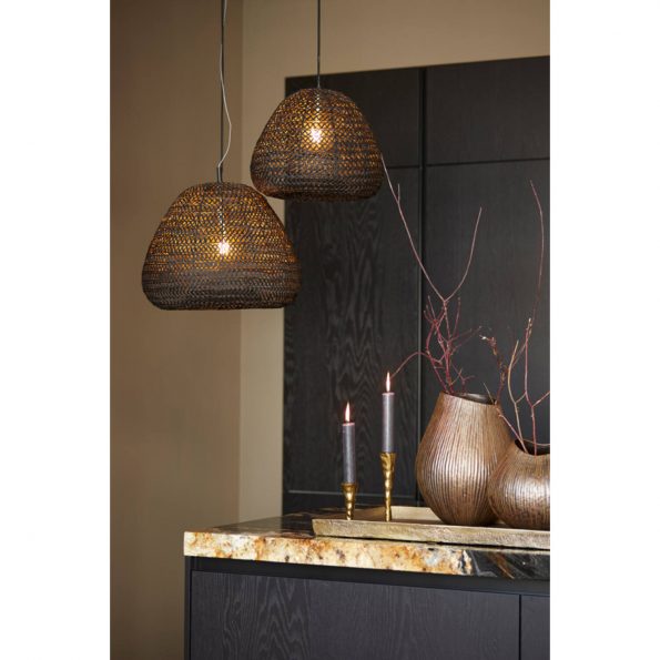 Industriële hanglamp Finou zwart - Afbeelding 3