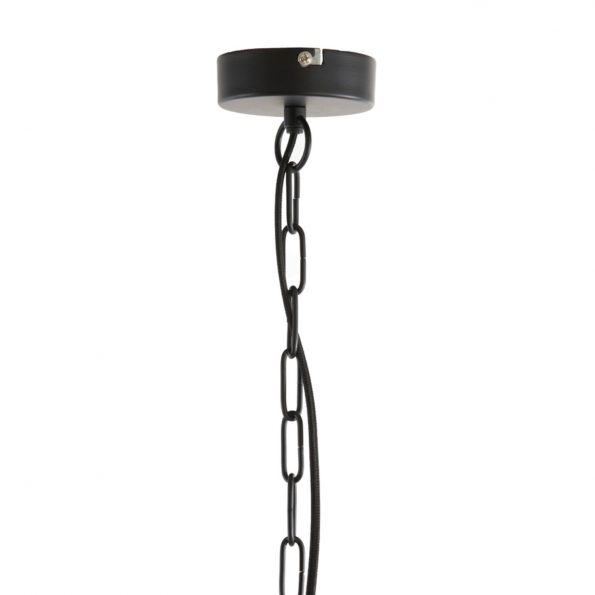 Industriële hanglamp Finou zwart - Afbeelding 6
