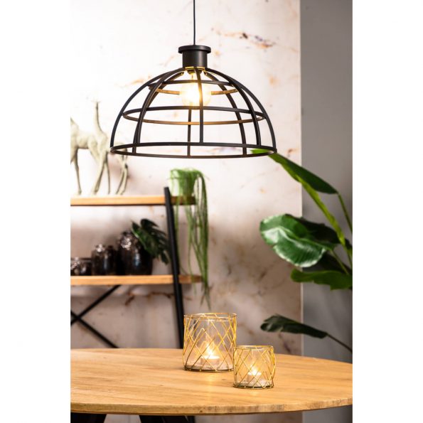Industriële hanglamp Irini zwart - Afbeelding 3