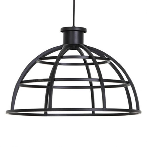 Industriële hanglamp Irini zwart