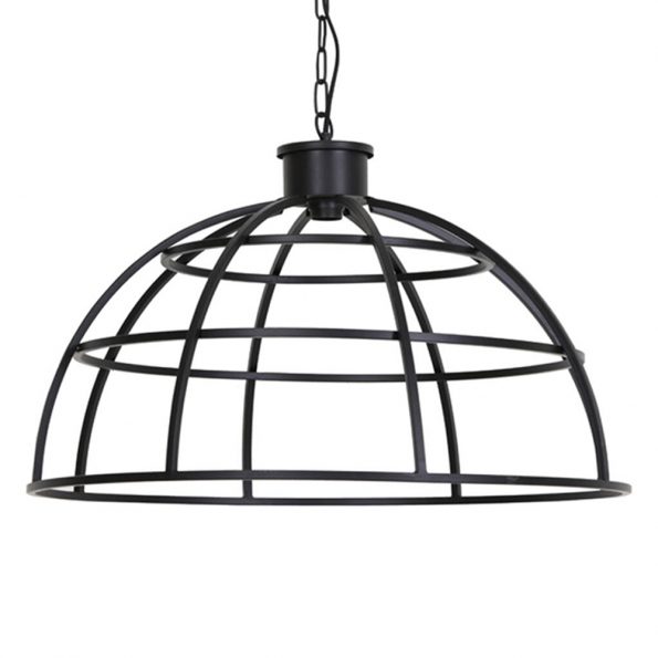 Industriële hanglamp Irini zwart