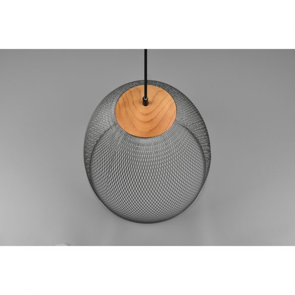 Industriële hanglamp Ivar nikkel ø 40 cm - Afbeelding 5
