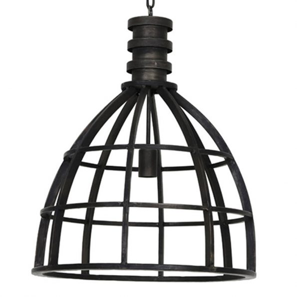 Industriële hanglamp Ivy zwart