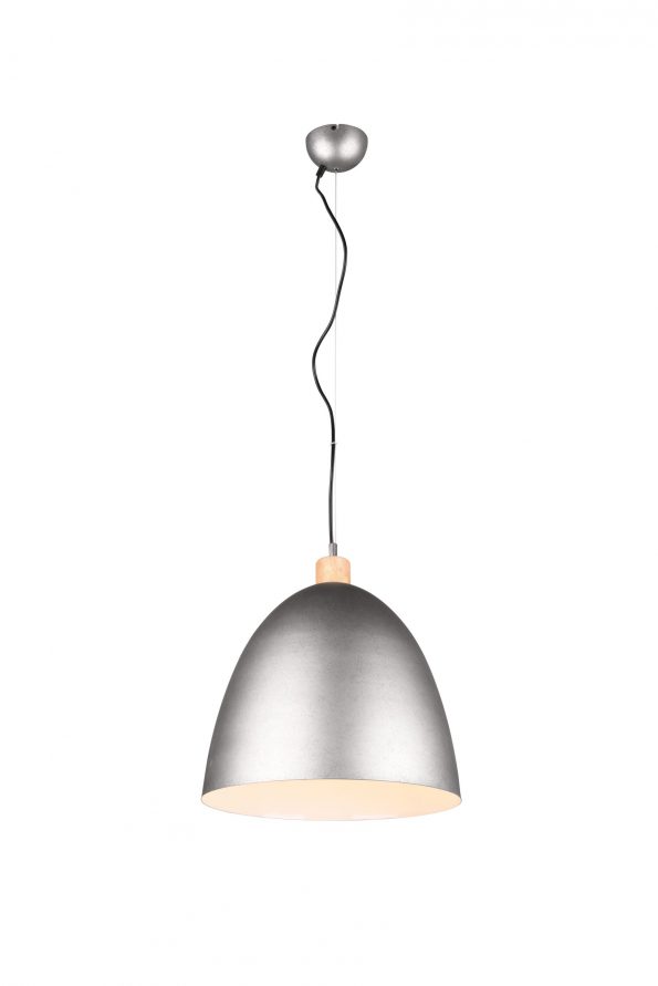 Industriële hanglamp Jagger nikkel ø 40 cm