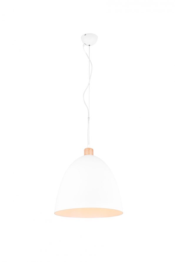 Industriële hanglamp Jagger wit ø 40 cm