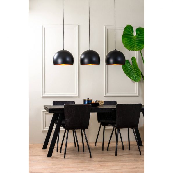 Industriële hanglamp Jaicey zwart - Afbeelding 3