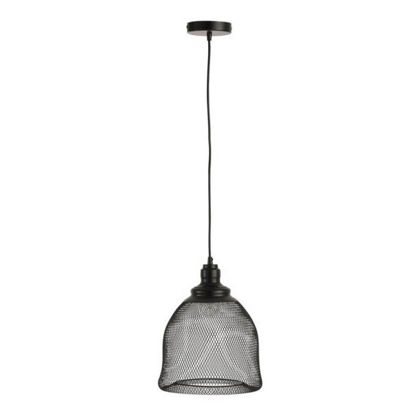 Industriële hanglamp Jake zwart