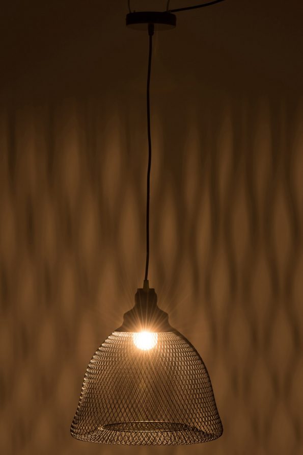 Industriële hanglamp Jake zwart - Afbeelding 4