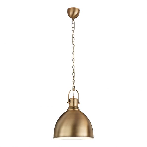 Industriële hanglamp Jasper brons ø 31 cm