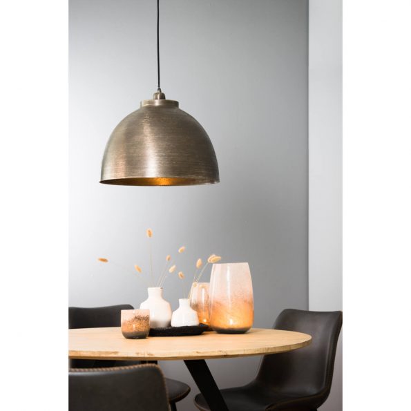 Industriële hanglamp Kylie nikkel - Afbeelding 5