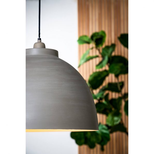 Industriële hanglamp Kylie grijs - Afbeelding 3