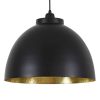 Industriële hanglamp Kylie zwart