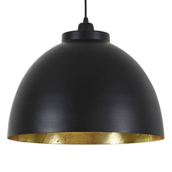Industriële hanglamp Kylie zwart