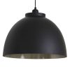 Industriële hanglamp Kylie zwart