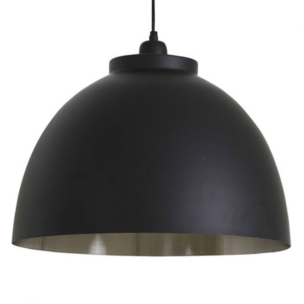 Industriële hanglamp Kylie zwart