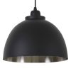 Industriële hanglamp Kylie zwart